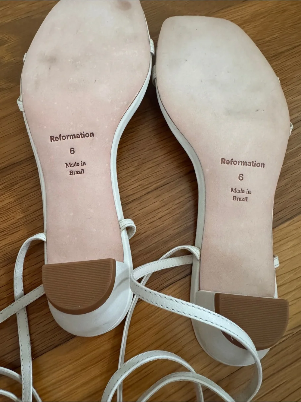 NWOB - Reformation Strappy Ankle-Tie Heel Sandals - Picture 6 of 6